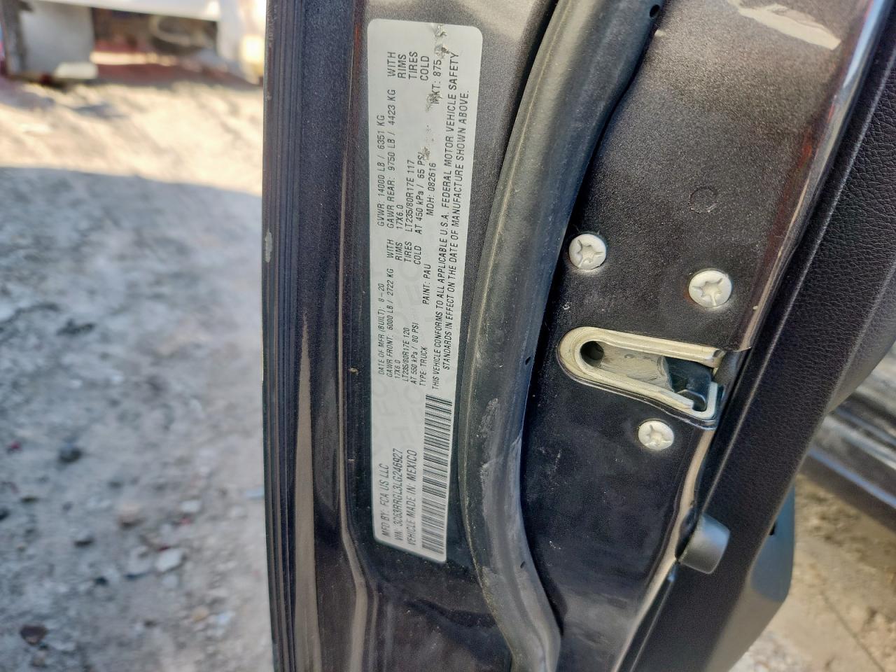 2020 Ram 3500 Tradesman VIN: 3C63RRGL3LG246927 Lot: 82273595