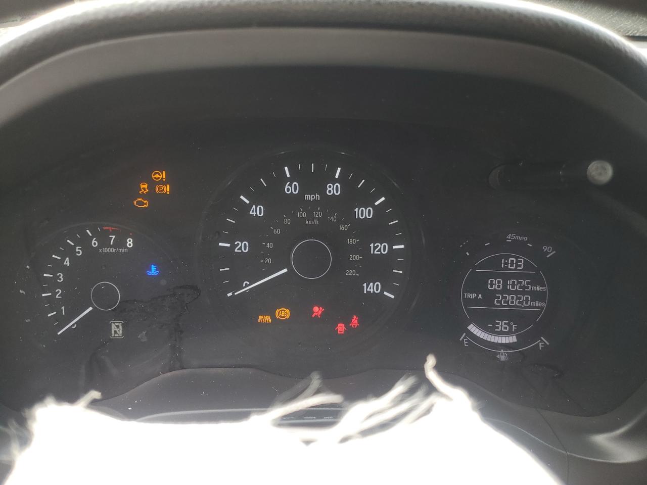 2022 Honda Hr-V Lx VIN: 3CZRU5H38NM707353 Lot: 82275115