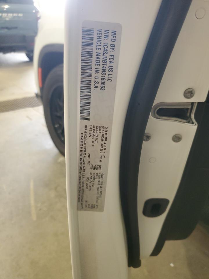 2022 Jeep Wagoneer Series Ii VIN: 1C4SJVBT4NS160663 Lot: 84814925