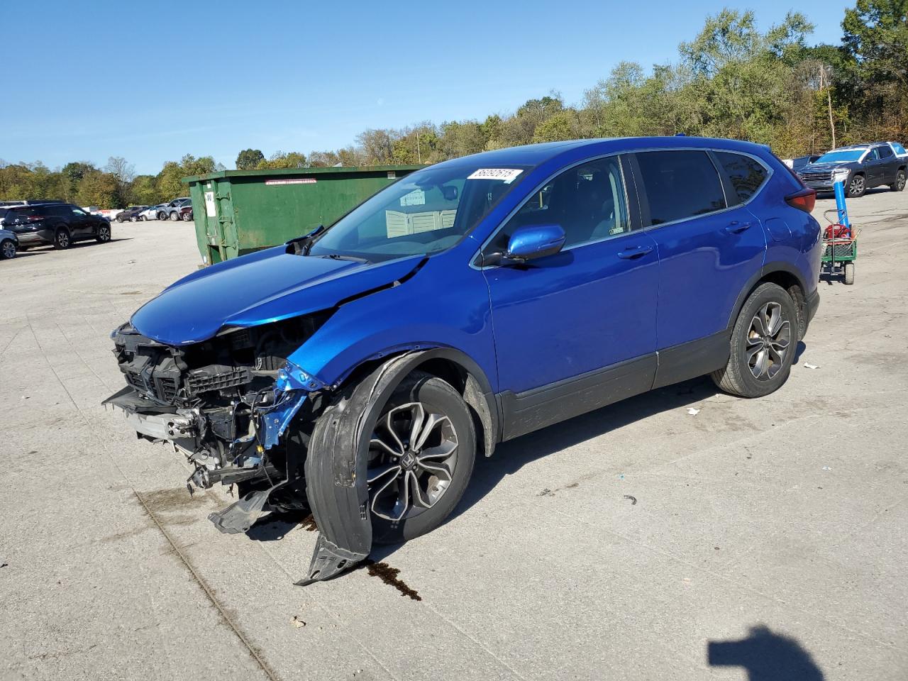 2021 Honda Cr-V Exl VIN: 7FARW2H82ME013694 Lot: 86092615