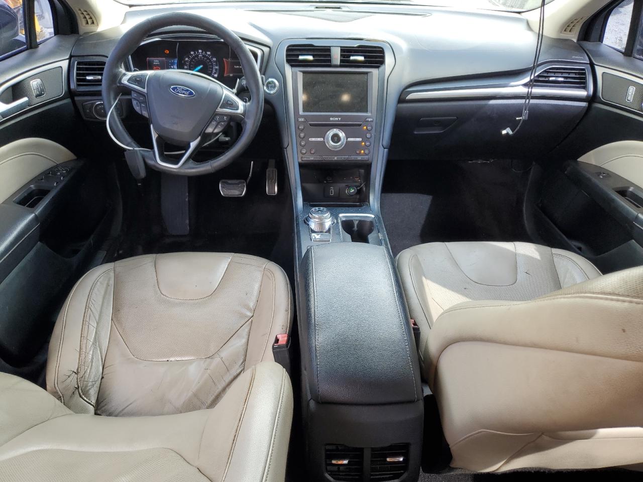 2017 Ford Fusion Titanium VIN: 3FA6P0K92HR130283 Lot: 86088525