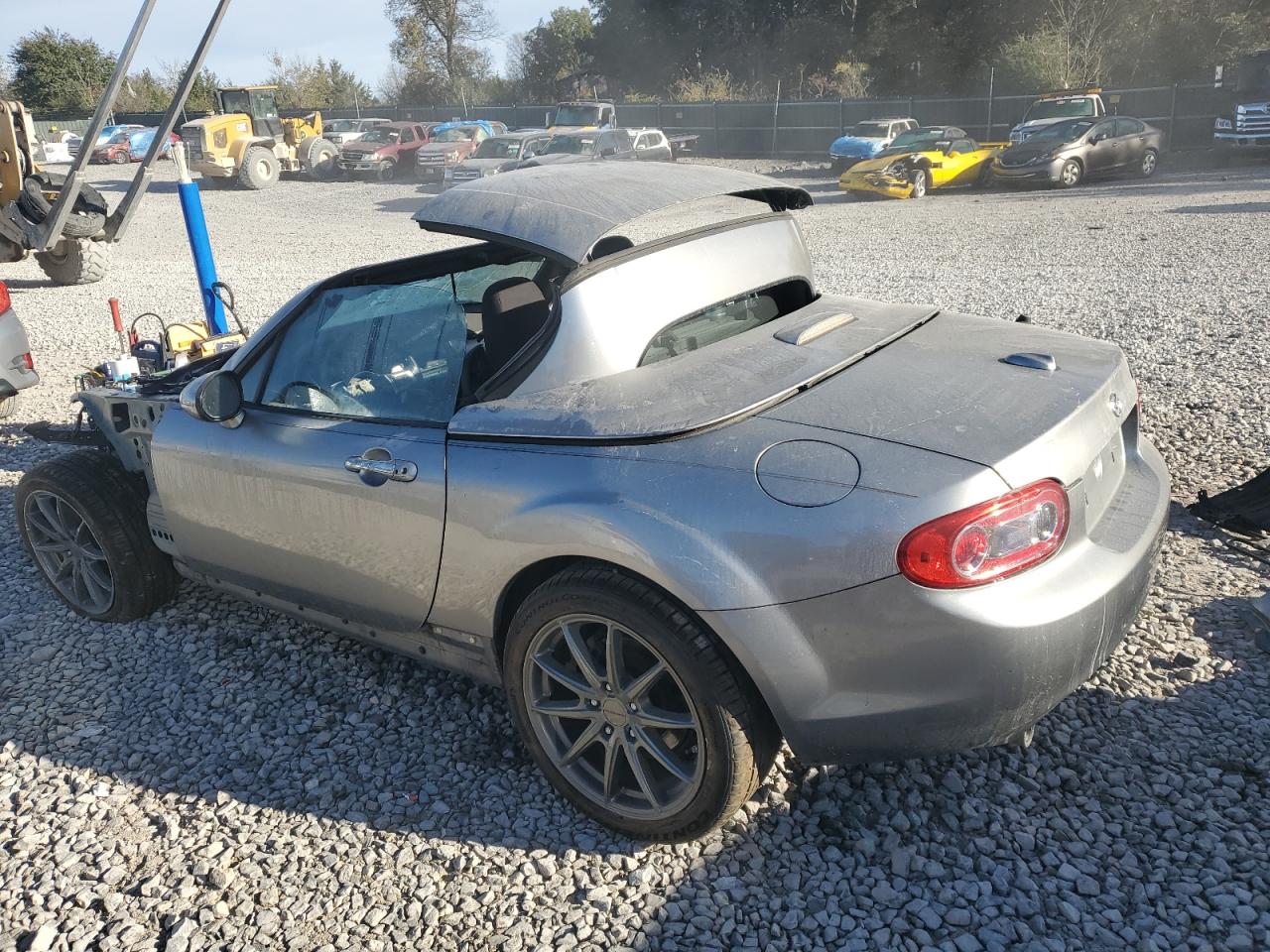 2010 Mazda Mx-5 Miata silver cabrio gas JM1NC2FF1A0206353 photo #3