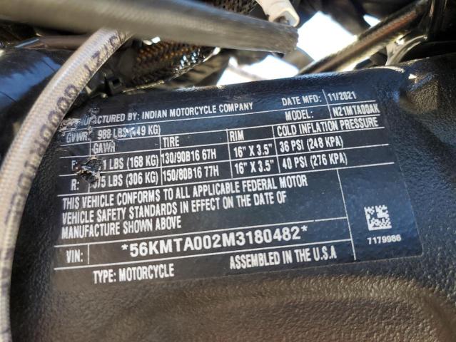 2021 INDIAN MOTORCYCLE CO. SCOUT BOBBER ABS  