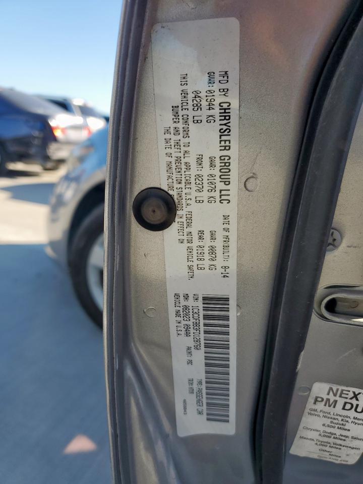 2015 Dodge Dart Sxt VIN: 1C3CDFBB3FD128760 Lot: 85487495