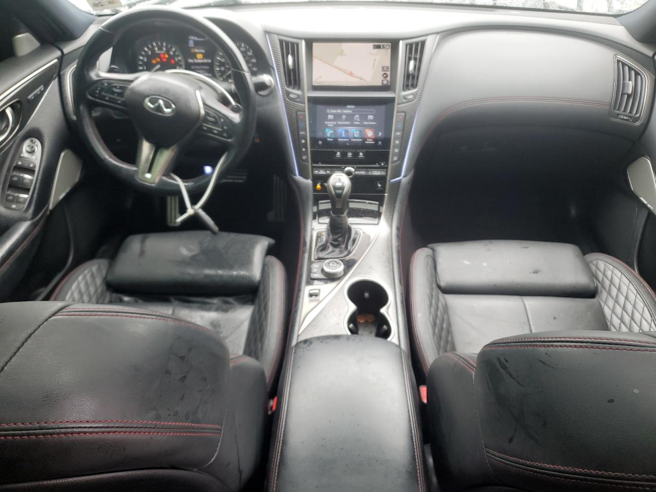 2021 Infiniti Q50 Red Sport 400 VIN: JN1FV7DR1MM880432 Lot: 86249365