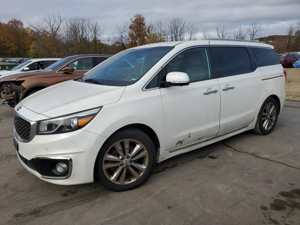 2016 Kia Sedona Sxl VIN: KNDME5C10G6135619 Lot: 90513155