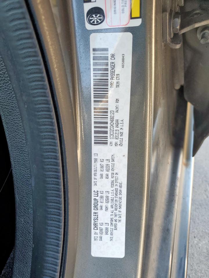 2013 Dodge Avenger Sxt VIN: 1C3CDZCGXDN682123 Lot: 81931835