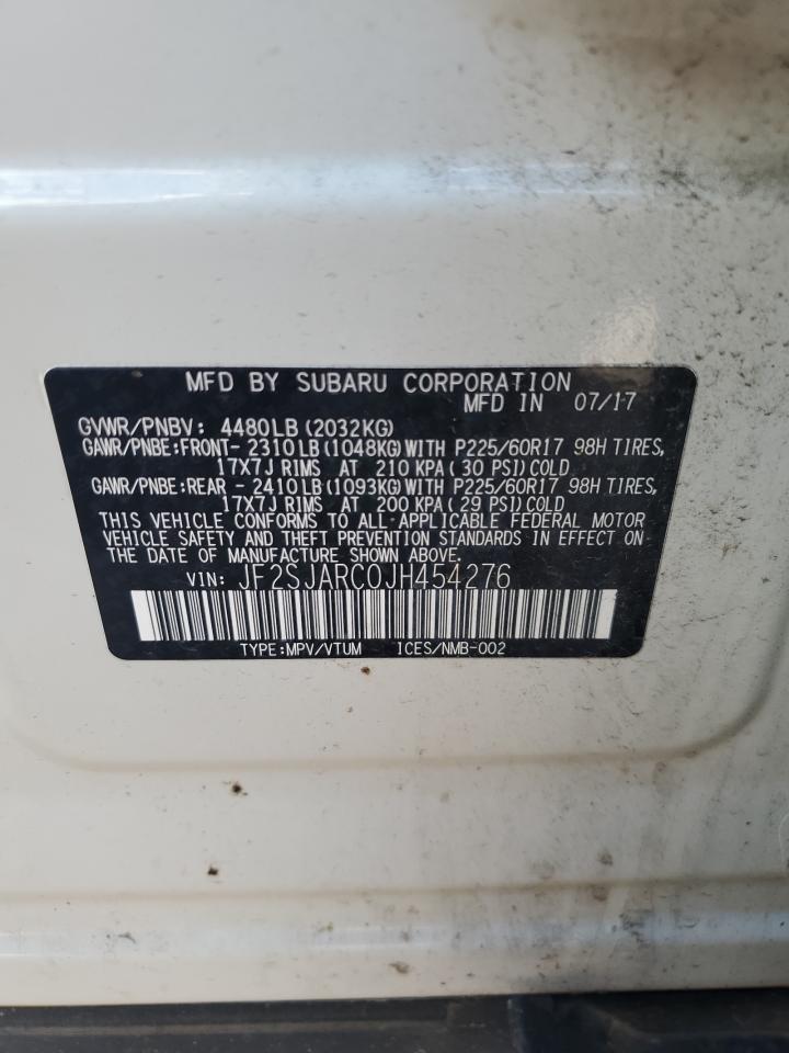 2018 Subaru Forester 2.5I Limited VIN: JF2SJARC0JH454276 Lot: 84271545