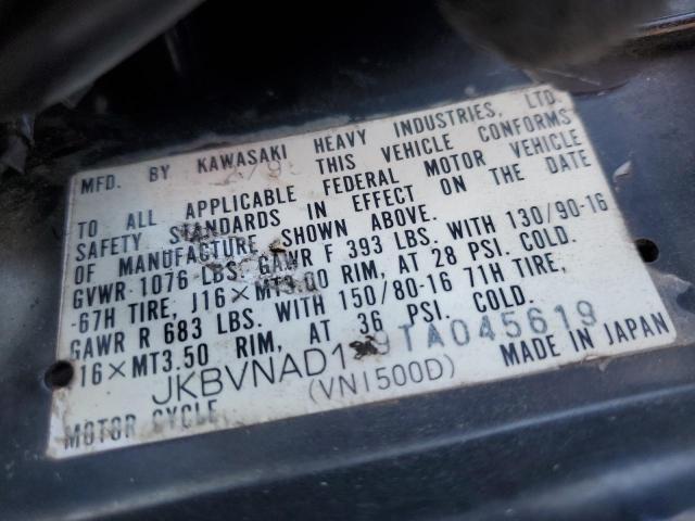 1996 KAWASAKI VN1500 D  