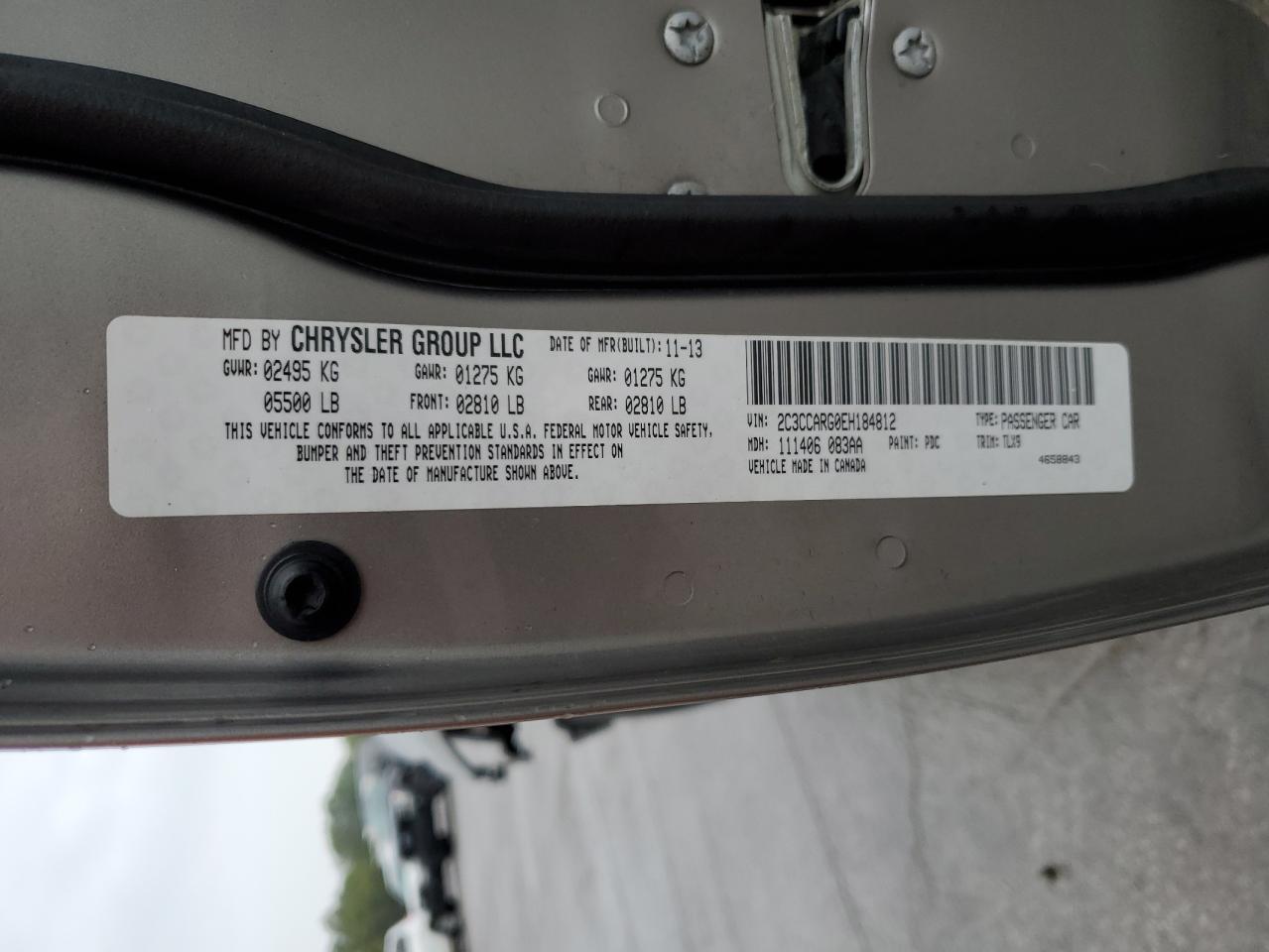 2014 Chrysler 300 VIN: 2C3CCARG0EH184812 Lot: 85182655