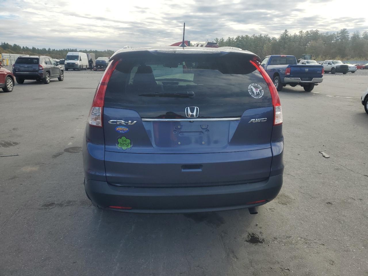 2013 Honda Cr-V Exl VIN: 2HKRM4H74DH650348 Lot: 86236985