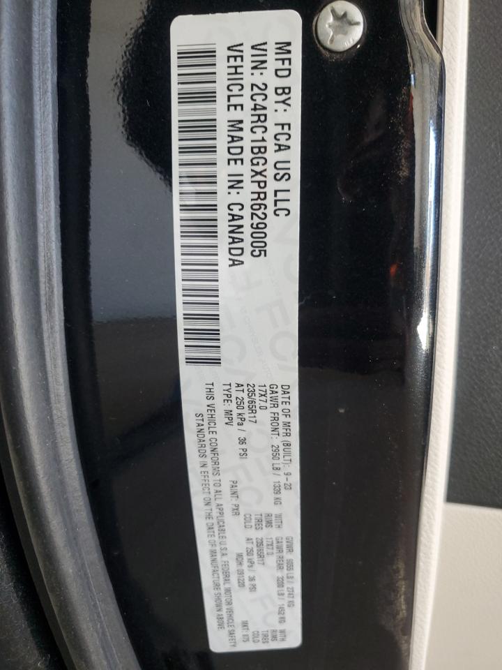 2023 Chrysler Pacifica Touring L VIN: 2C4RC1BGXPR629005 Lot: 86472395