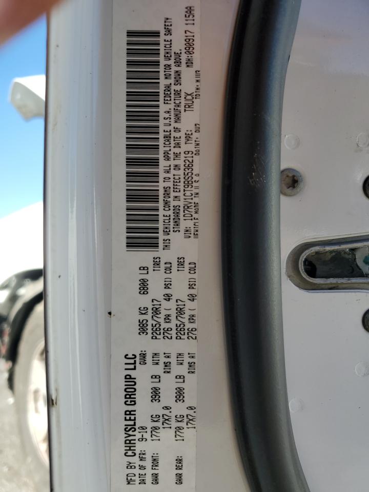 2011 Dodge Ram 1500 VIN: 1D7RV1CT9BS536219 Lot: 82594235