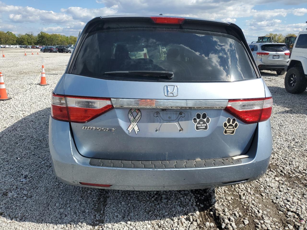 2013 Honda Odyssey Exl VIN: 5FNRL5H69DB086243 Lot: 82347645