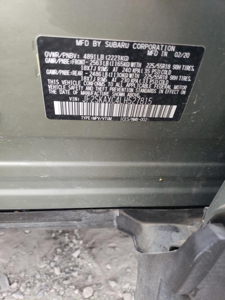 2020 Subaru Forester Touring VIN: JF2SKAXC4LH527815 Lot: 81930755
