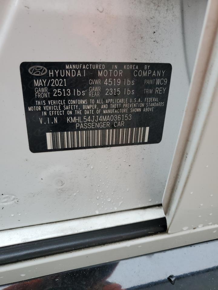 2021 Hyundai Sonata Hybrid VIN: KMHL54JJ4MA036153 Lot: 90525485