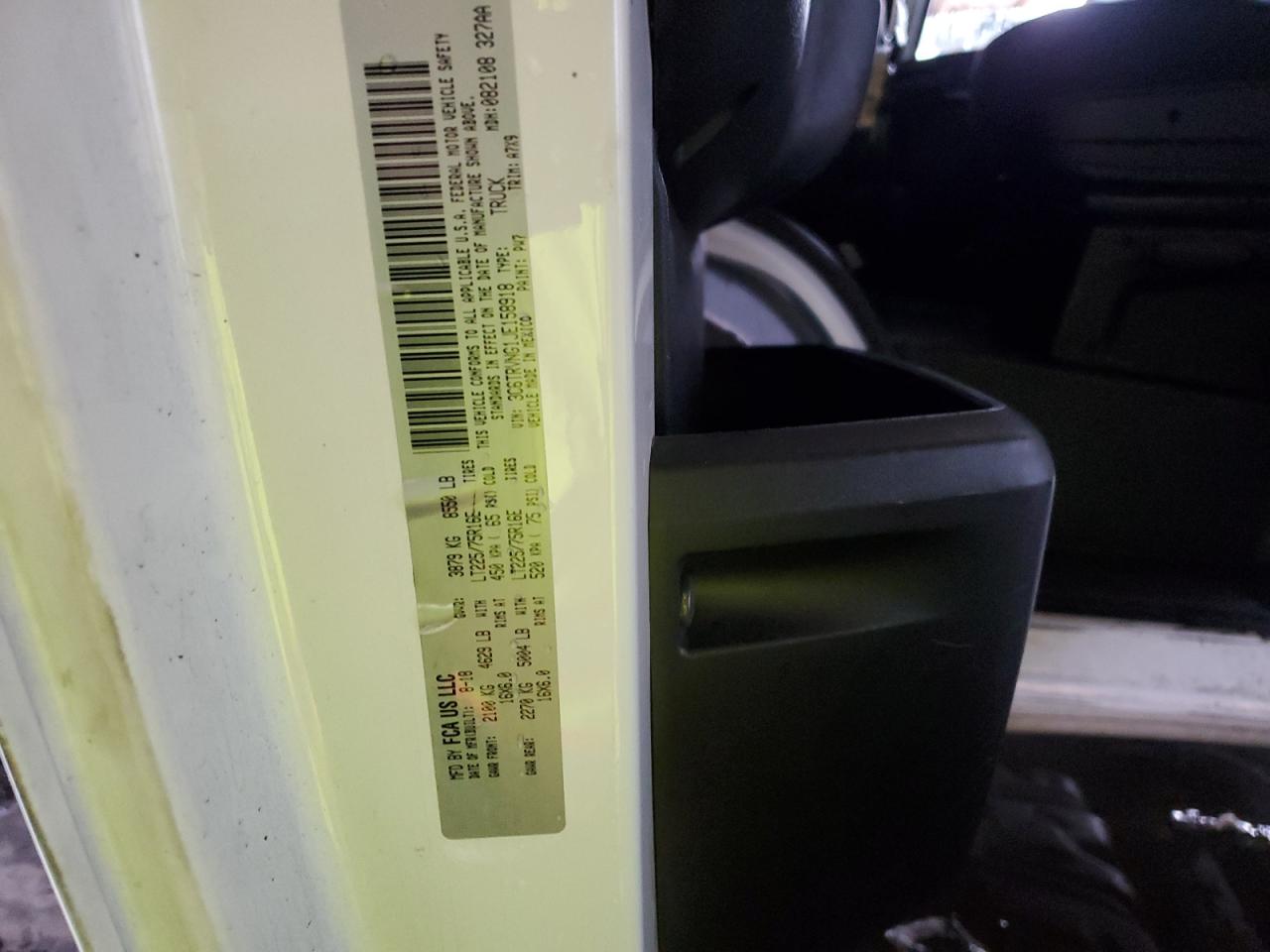 2018 Ram Promaster 1500 1500 Standard VIN: 3C6TRVNG1JE158918 Lot: 86666765