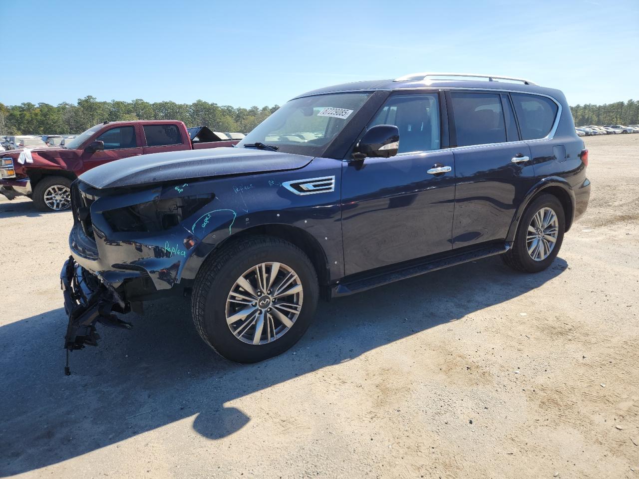 2019 Infiniti Qx80 Luxe VIN: JN8AZ2NE2K9230250 Lot: 87229085