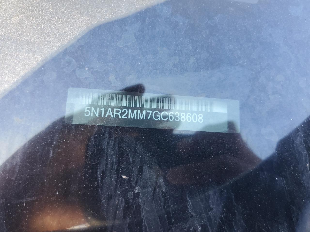 2016 Nissan Pathfinder S VIN: 5N1AR2MM7GC638608 Lot: 82345945