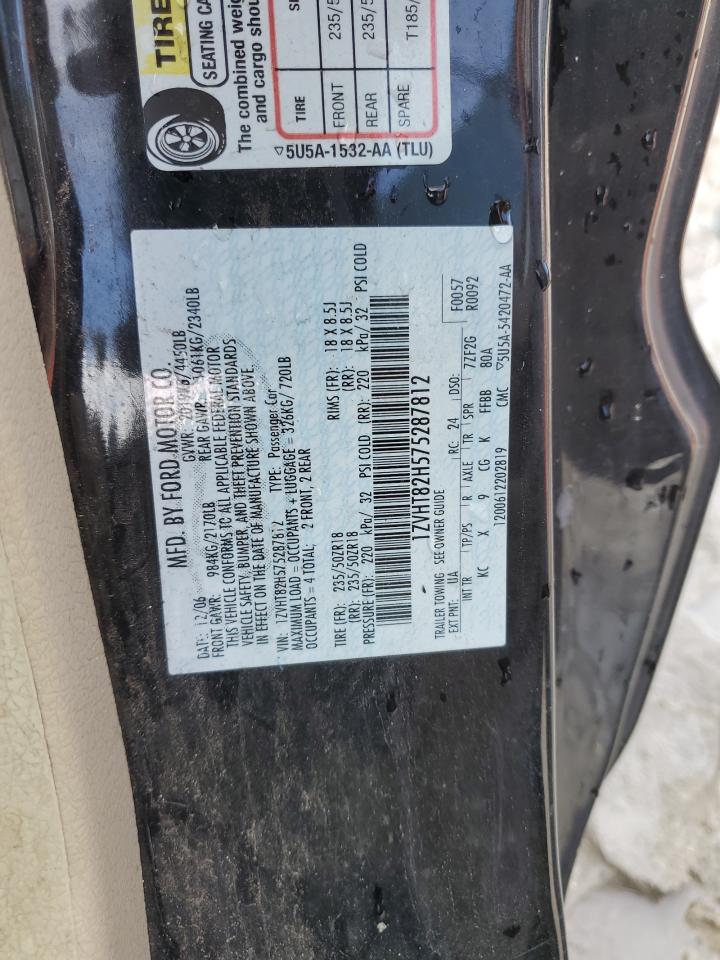 2007 Ford Mustang Gt VIN: 1ZVHT82H575287812 Lot: 86104405