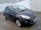 2012 FORD KA 1.2 ZETEC 3DR [START STOP] for sale at Copart WHITBURN