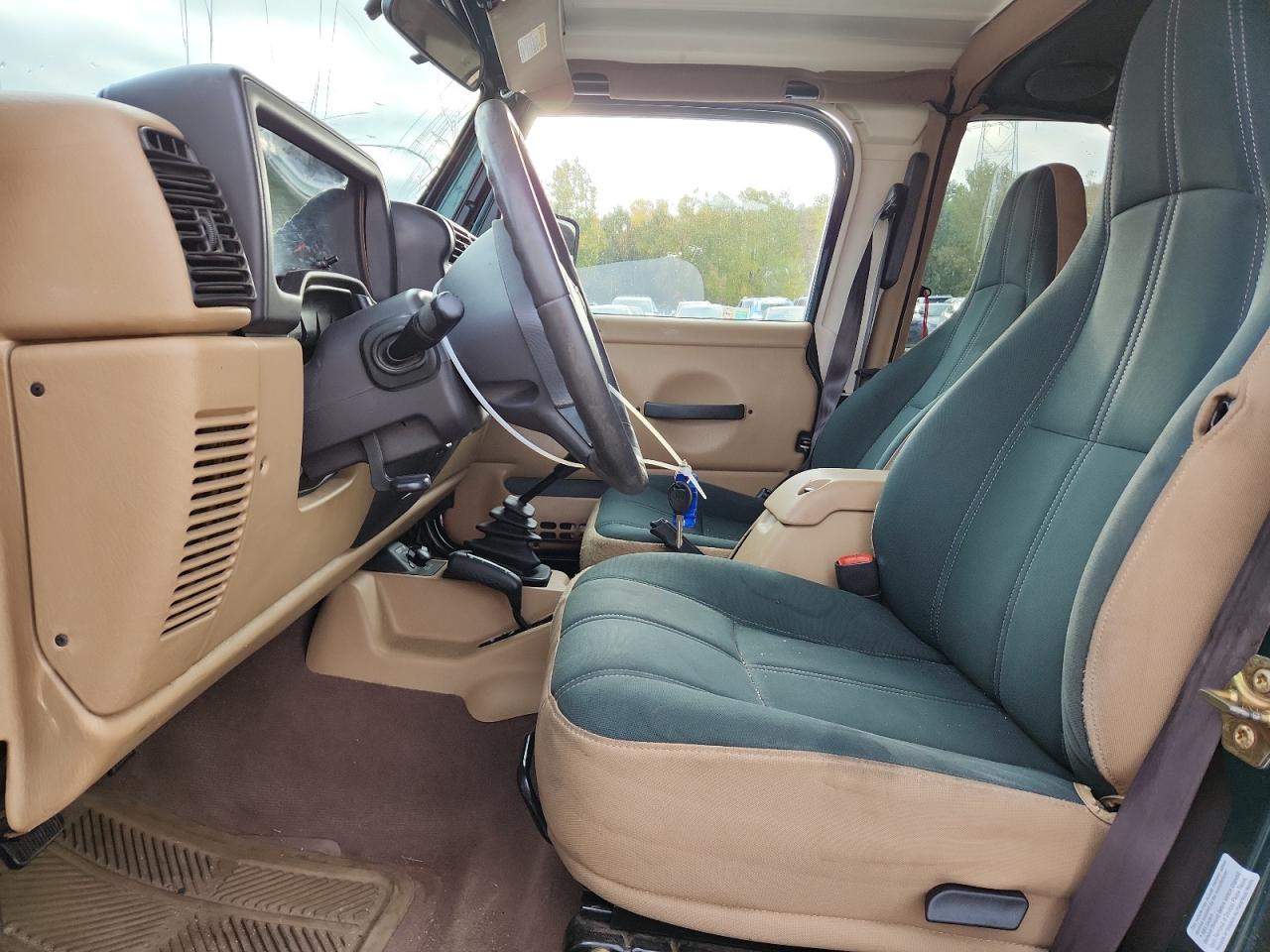 2001 Jeep Wrangler / Tj Sahara VIN: 1J4FA59S11P370224 Lot: 85285925