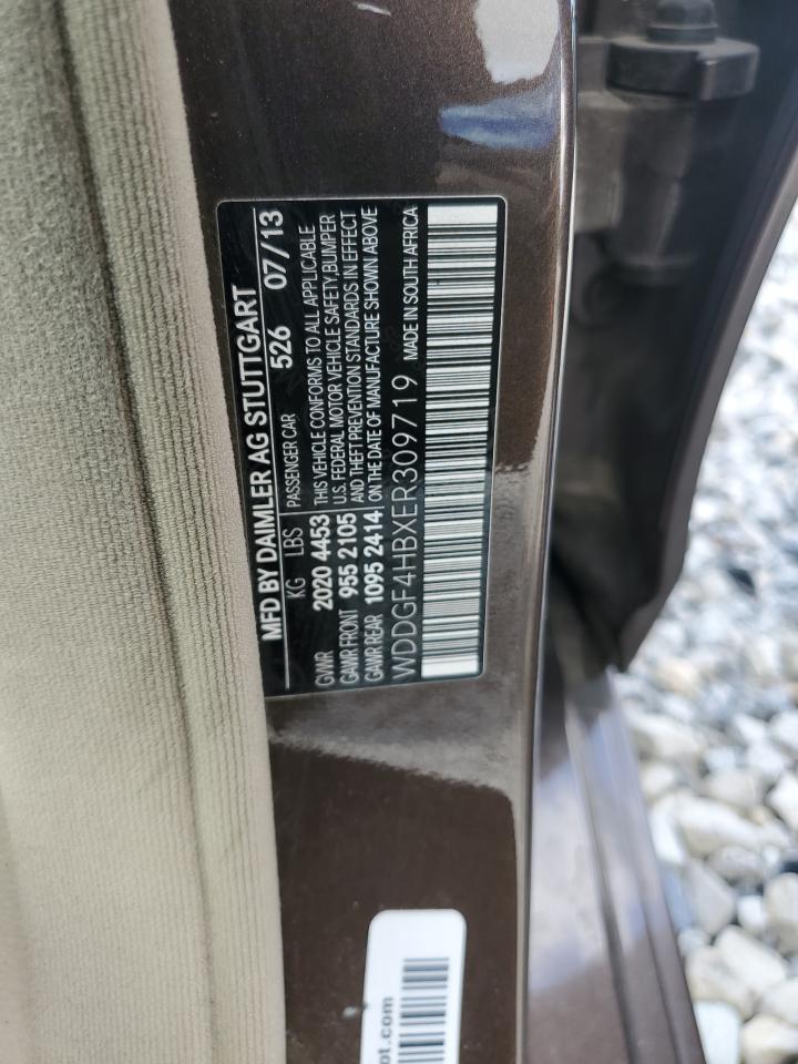 2014 Mercedes-Benz C 250 VIN: WDDGF4HBXER309719 Lot: 81970445