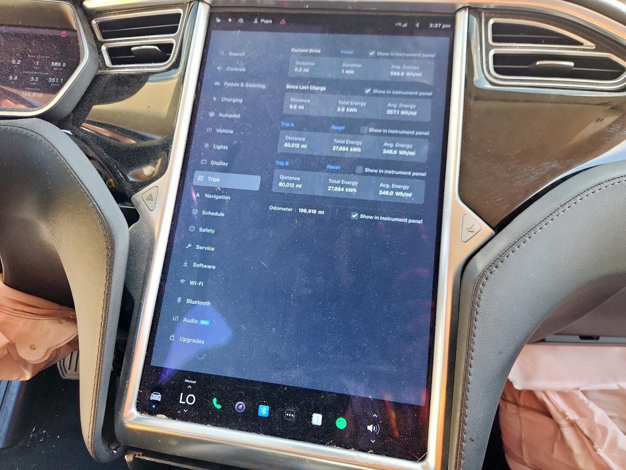 2015 Tesla Model S 70D VIN: 5YJSA1S27FF086590 Lot: 85160355