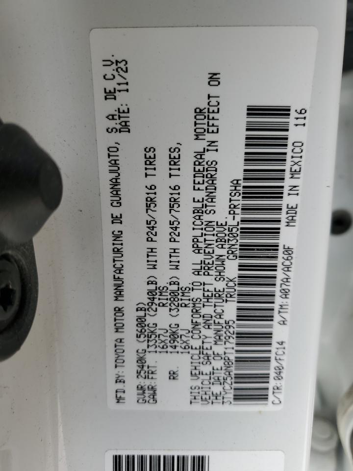 2023 Toyota Tacoma Double Cab VIN: 3TYCZ5AN8PT179295 Lot: 84702195