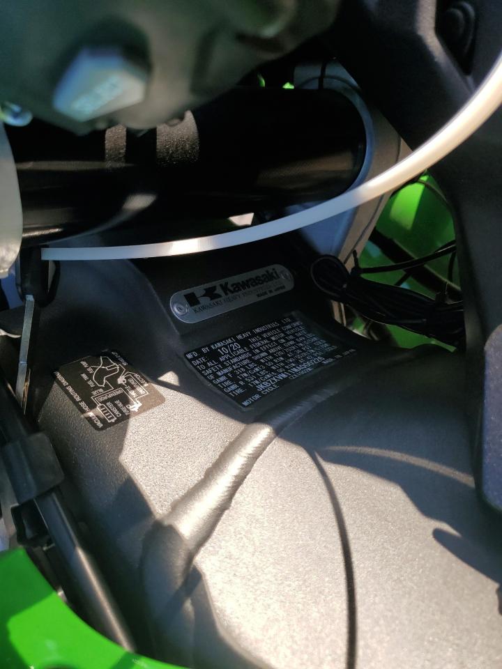 2021 Kawasaki Zx1002 M VIN: JKBZXVM11MA000226 Lot: 84969345