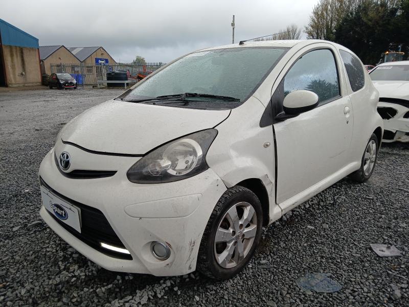 2012 TOYOTA AYGO 1.0 VVT-I FIRE 3DR [AC] for sale at Copart BELFAST