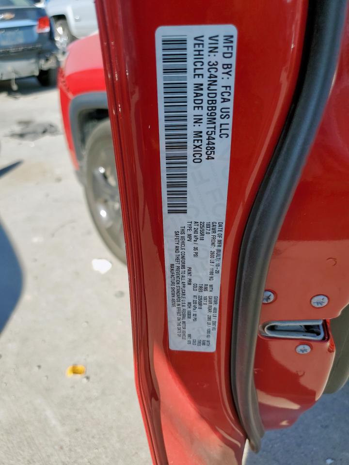 2021 Jeep Compass Latitude VIN: 3C4NJDBB9MT544854 Lot: 85695985