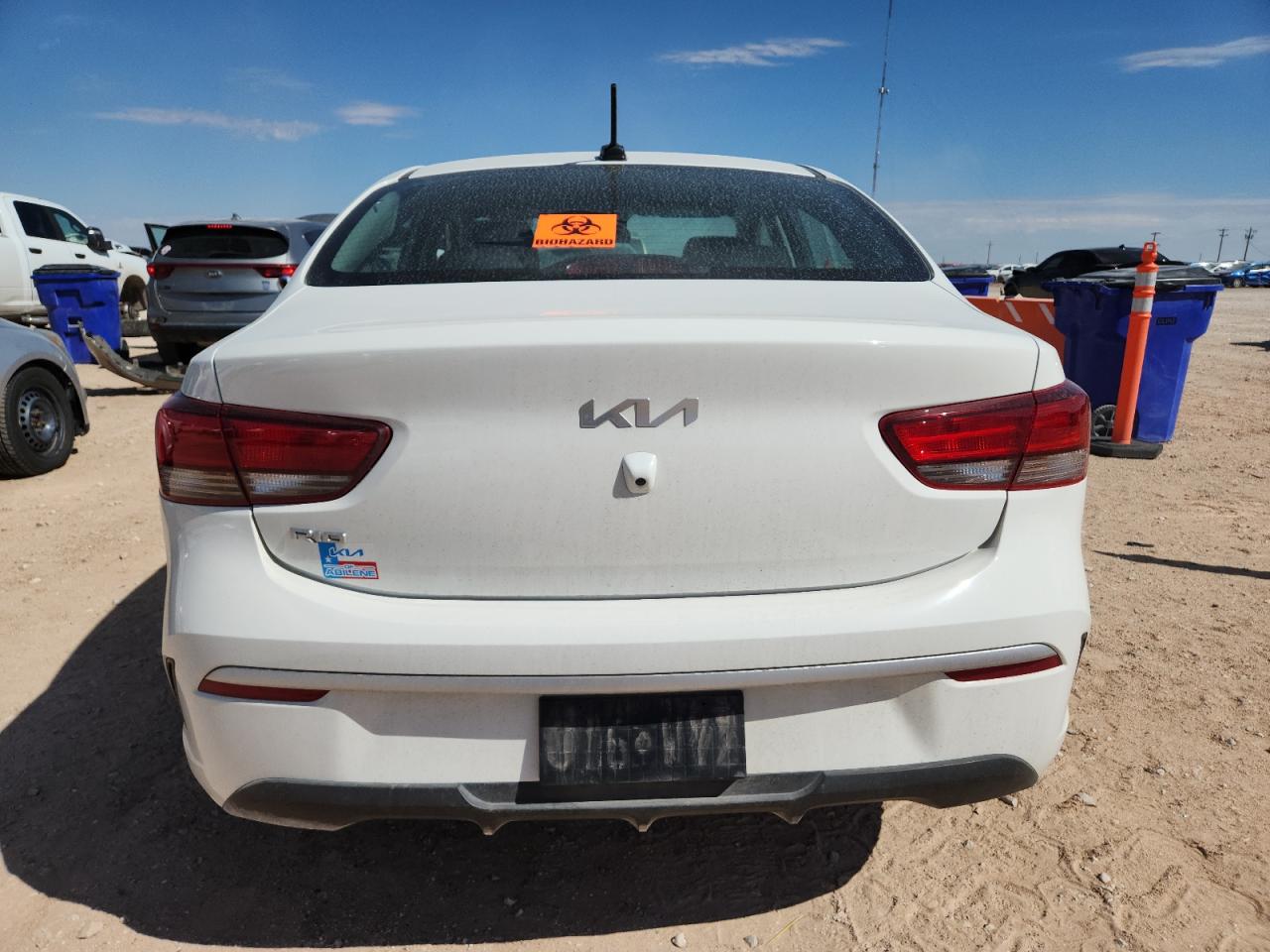 2022 Kia Rio Lx VIN: 3KPA24AD8NE486840 Lot: 86899985