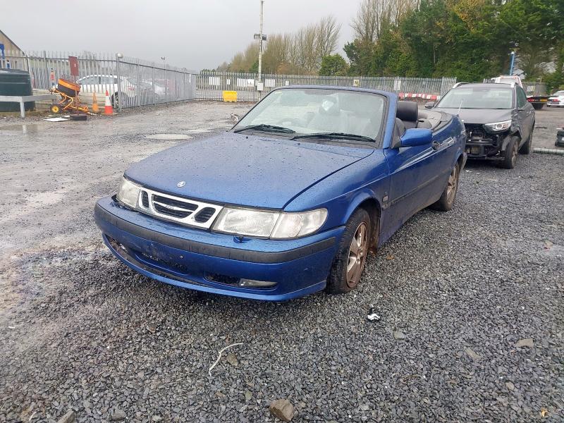 2003 SAAB 9-3 SE TURBO  for sale at Copart BELFAST