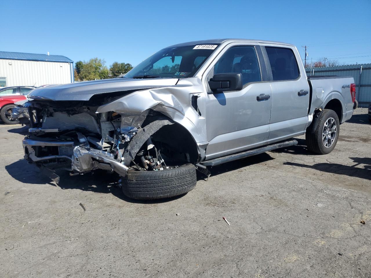 2024 Ford F150 Stx silver null gas 1FTEW2LP5RKD46491 photo #1