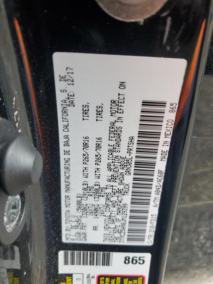 2018 Toyota Tacoma Double Cab VIN: 3TMCZ5AN8JM129399 Lot: 86228605