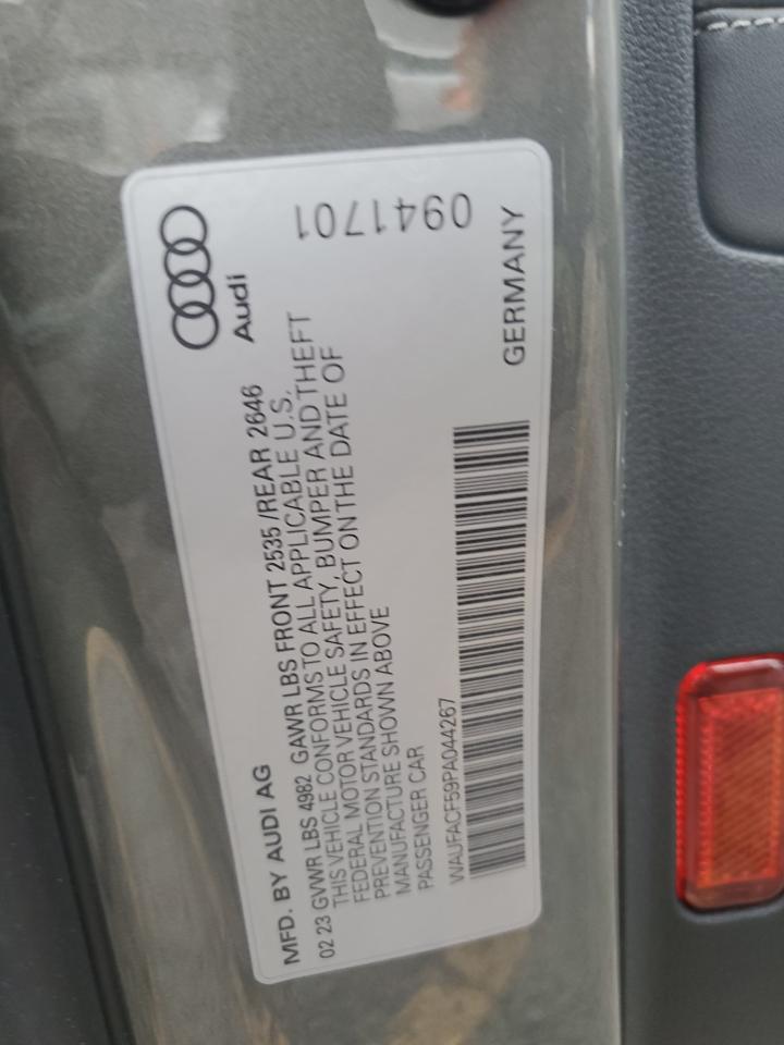 2023 Audi A5 Premium Plus 45 VIN: WAUFACF59PA044267 Lot: 86185825