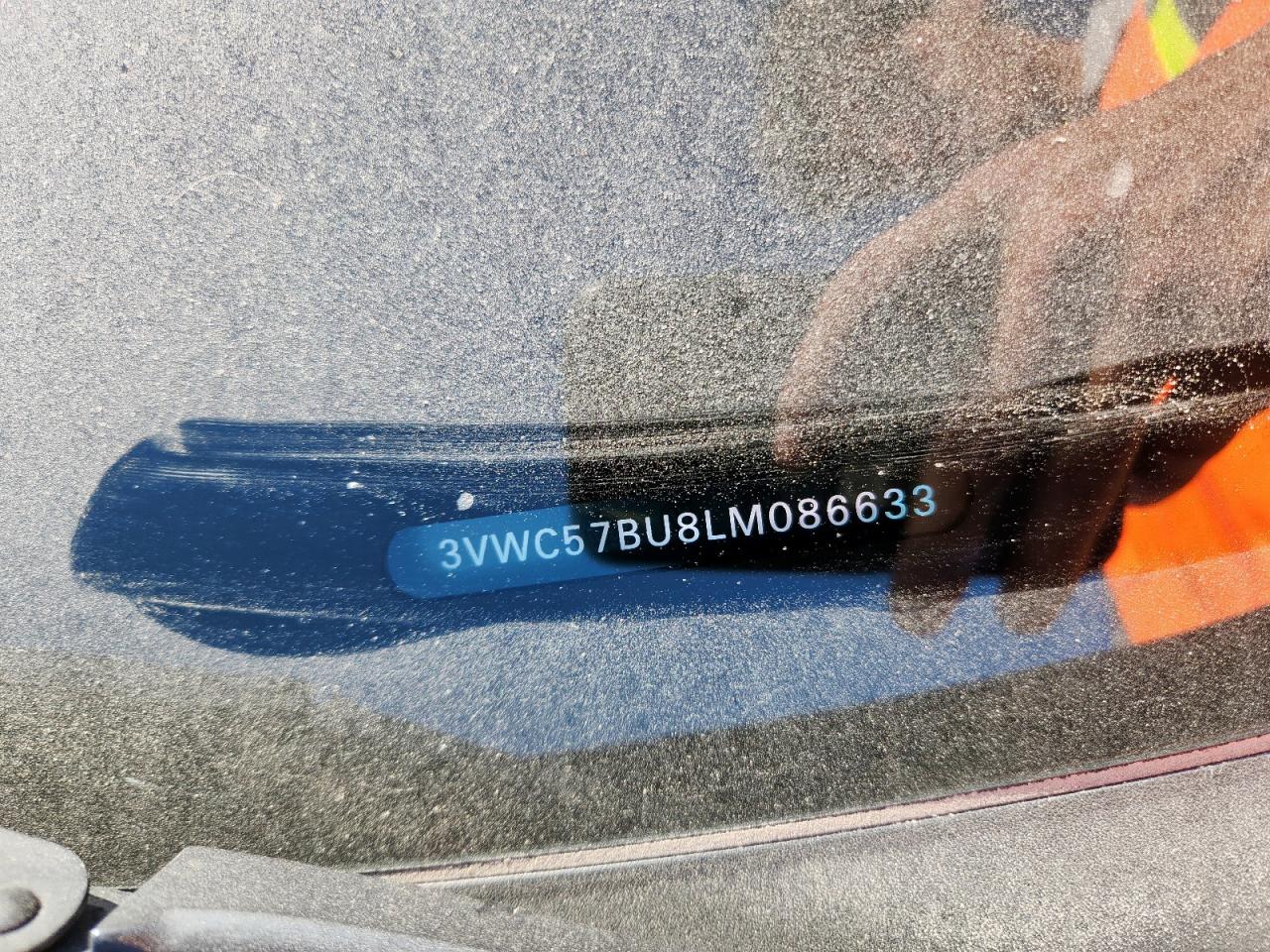2020 Volkswagen Jetta S VIN: 3VWC57BU8LM086633 Lot: 85836545