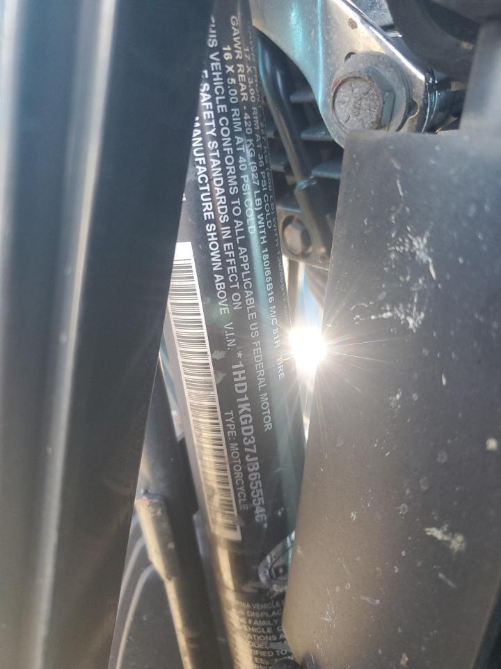 2018 Harley-Davidson Fltru VIN: 1HD1KGD37JB655546 Lot: 89552025