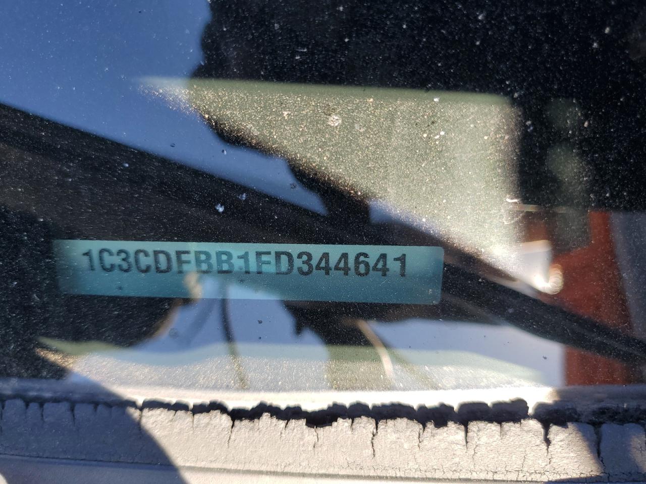 2015 Dodge Dart Sxt VIN: 1C3CDFBB1FD344641 Lot: 89658125