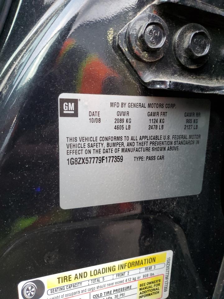 2009 Saturn Aura Xr VIN: 1G8ZX57779F177359 Lot: 85686305