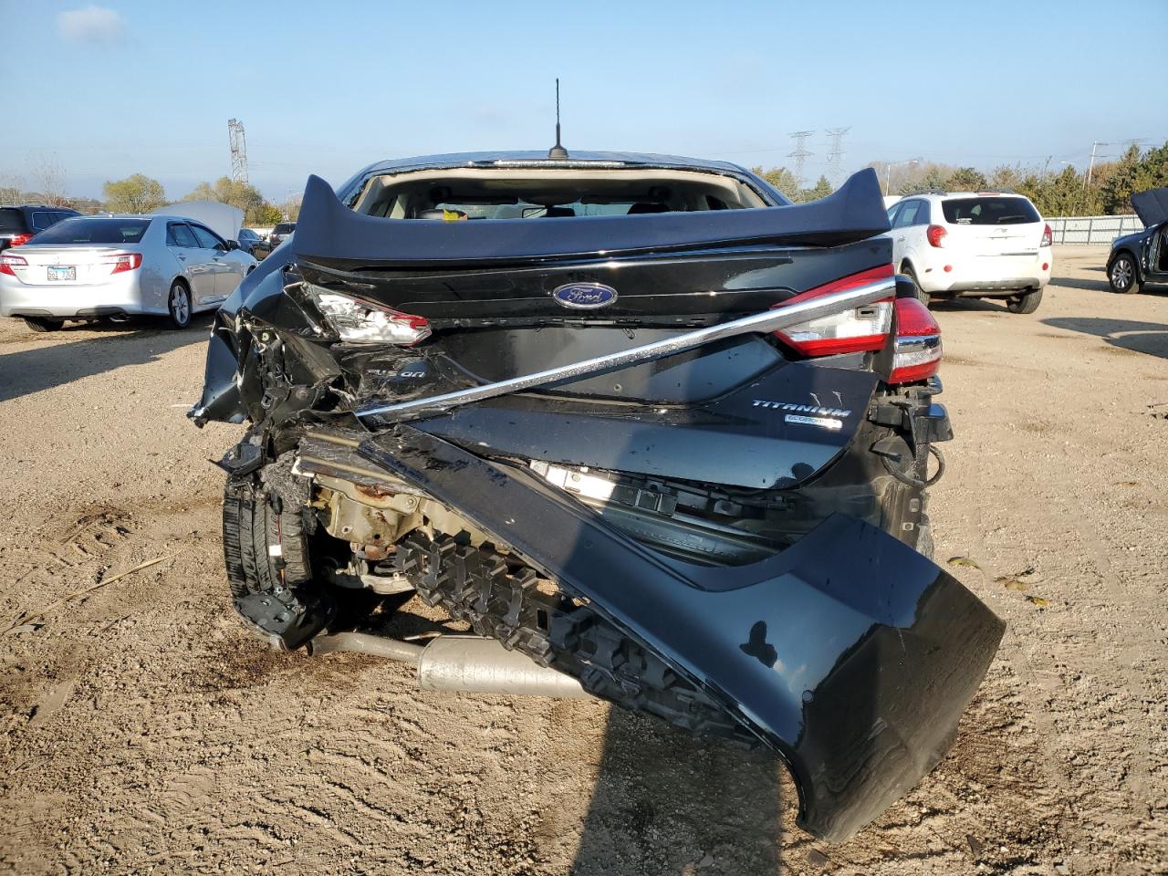 2017 Ford Fusion Titanium VIN: 3FA6P0K93HR266860 Lot: 90366035