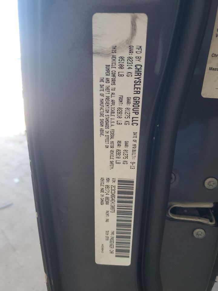 2014 Dodge Charger Se VIN: 2C3CDXBG4EH130973 Lot: 85839975