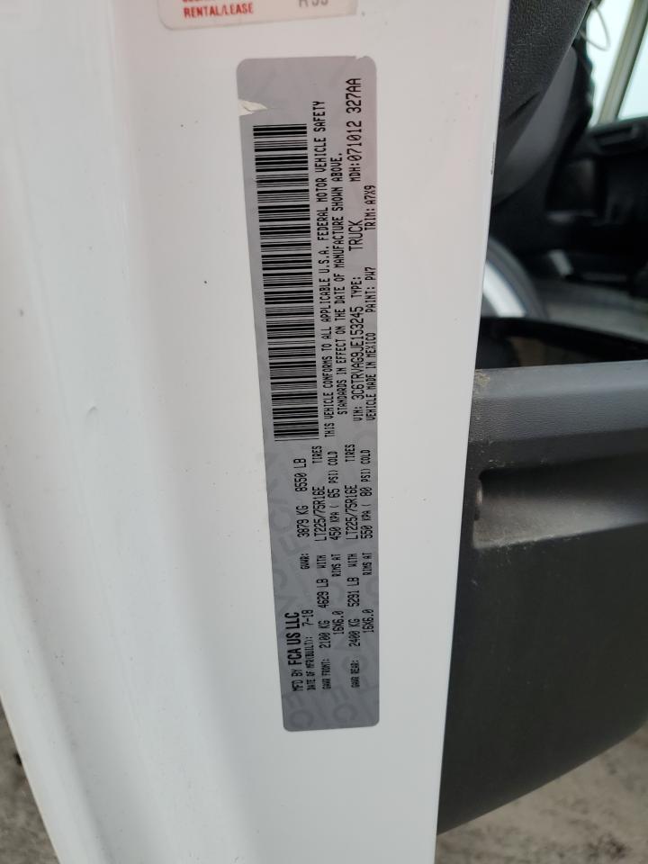 2018 Ram Promaster 1500 1500 Standard VIN: 3C6TRVAG9JE153245 Lot: 86063275