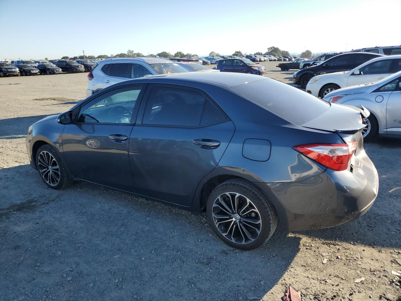 2014 Toyota Corolla L grey null gas 5YFBURHE4EP041259 photo #3