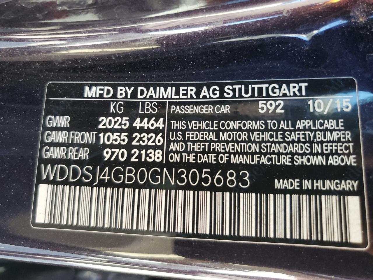 2016 Mercedes-Benz Cla 250 4Matic VIN: WDDSJ4GB0GN305683 Lot: 85136665