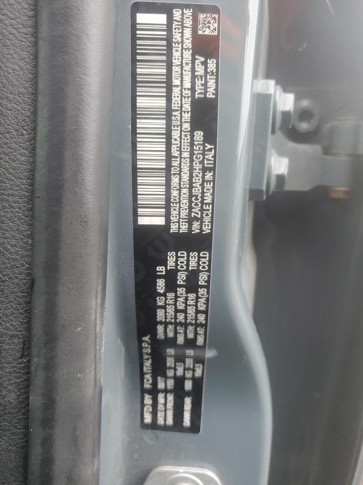 2017 Jeep Renegade Sport VIN: ZACCJBAB2HPG15189 Lot: 82256725