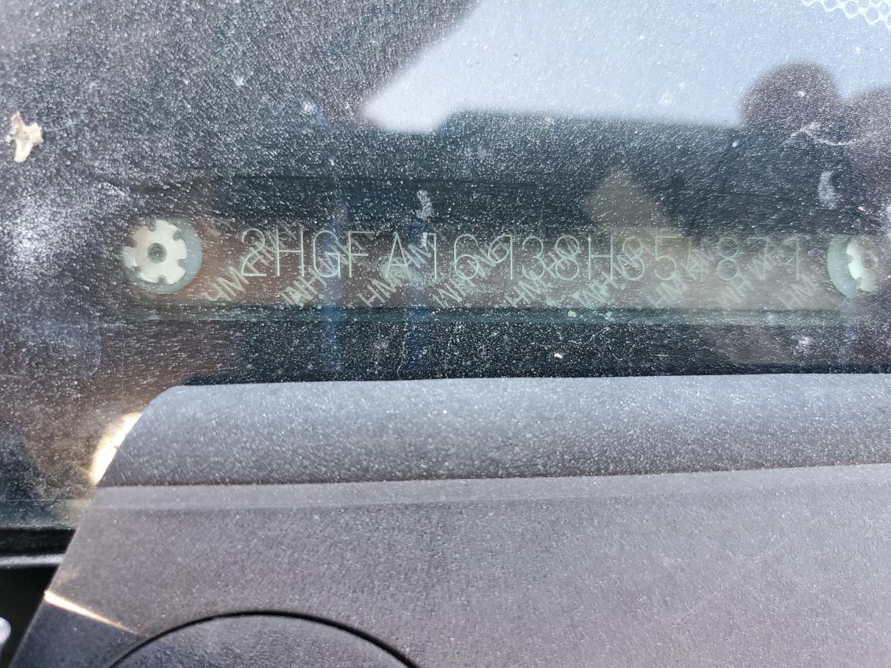 2008 Honda Civic Exl VIN: 2HGFA16938H354879 Lot: 82003115