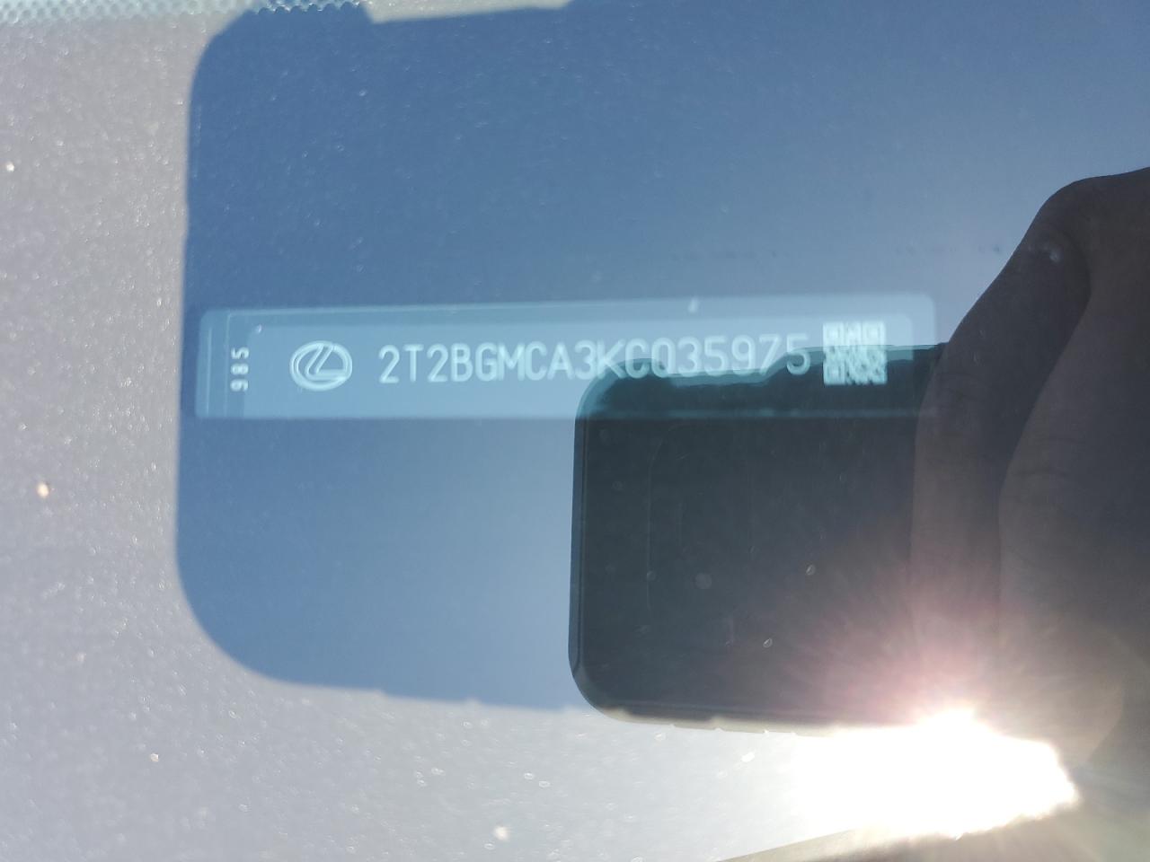 2019 Lexus Rx 450H Base VIN: 2T2BGMCA3KC035975 Lot: 87242945