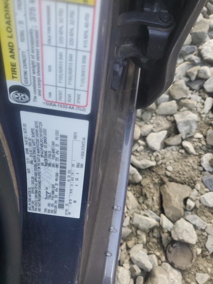 2012 Ford Fiesta Se VIN: 3FADP4BJ0CM155729 Lot: 85286035